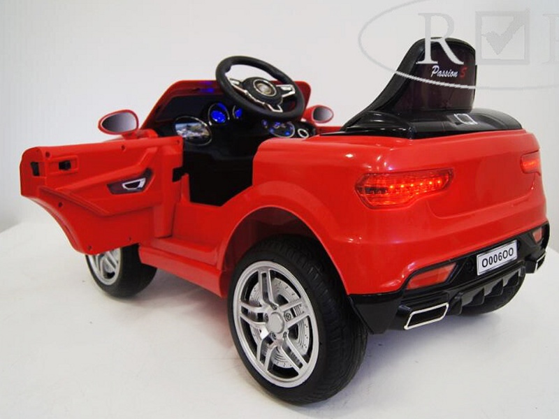Детский электромобиль RiverToys O006OO VIP (вишневый глянец) автокраска BMW - фото6