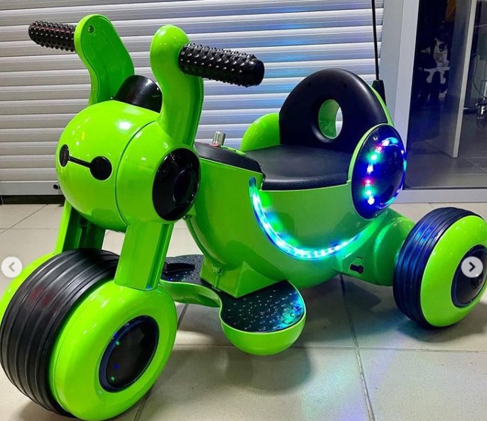 Детский электромобиль RiverToys HL300 (зеленый) - фото2