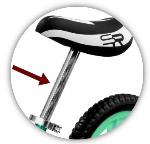 Детский беговел Small Rider Foot Racer AIR 3 (серебристый/зеленый) с ручным тормозом - фото3