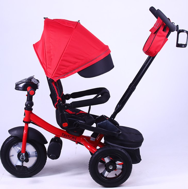 Детский велосипед Bubago Triton 2022 (Bluetooth, бордовый) - фото5