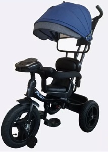 Детский велосипед трехколесный Trike Pilot PTA2B (синий) - фото