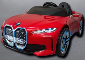 Детский электромобиль Baby Driver E001BB BMW I4 (красный глянец) - фото