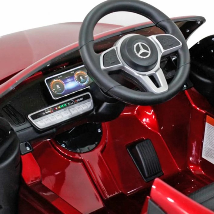 Детский электромобиль RiverToys Mercedes-Benz EQC 400 HL378 (красный) Лицензия - фото6