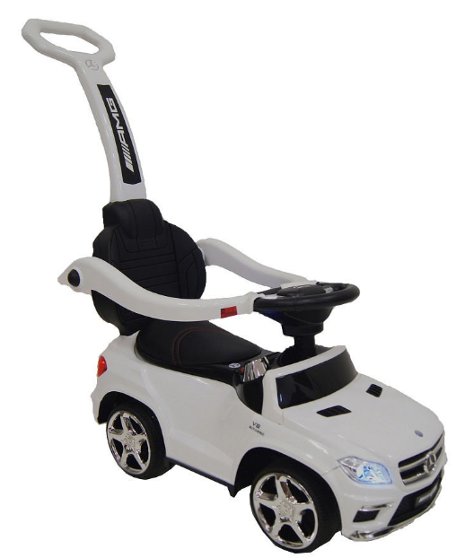 Детская машинка Каталка, толокар RiverToys Mercedes-Benz GL63 A888AA-M (белый) Лицензия - фото6