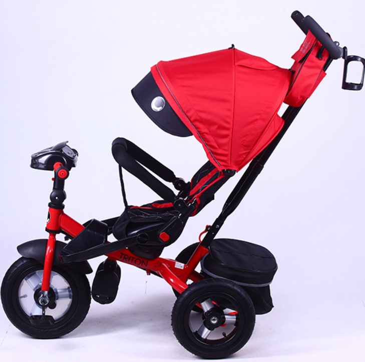 Детский велосипед Bubago Triton 2022 (Bluetooth, бордовый) - фото4