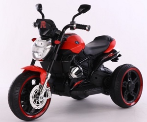 Детский электромобиль, мотоцикл Igro PQ-1160 (красный) R - фото