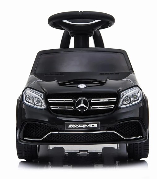 Детская машинка-каталка, электромобиль RiverToys Mercedes-AMG GLS 63 HL600 (черный) Лицензия, пульт Д/У - фото3