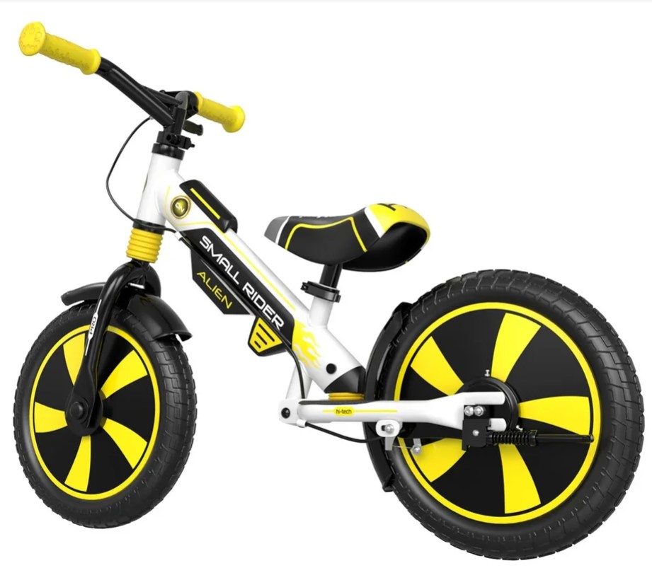 Детский беговел Small Rider Roadster Pro EVA (желтый 2021) 2 тормоза 2 амортизатора - фото2