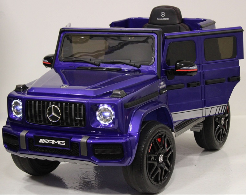 Детский электромобиль RiverToys Mercedes-AMG G63 K999KK (синий глянец) Лицензия