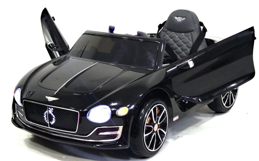 Детский электромобиль RiverToys Bentley-EXP12 JE1166 (черный) Лицензия - фото3