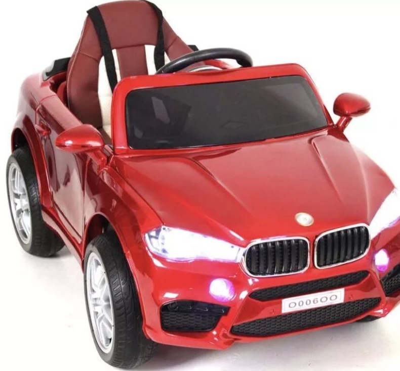 Детский электромобиль RiverToys O006OO VIP (красный) BMW - фото2
