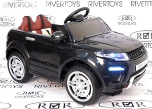 Детский электромобиль RiverToys Range O007OO VIP (черный) Sport SVR - фото