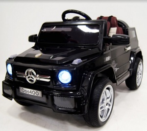 Детский электромобиль RiverToys Mercedes-Benz O004OO VIP (черный) - фото