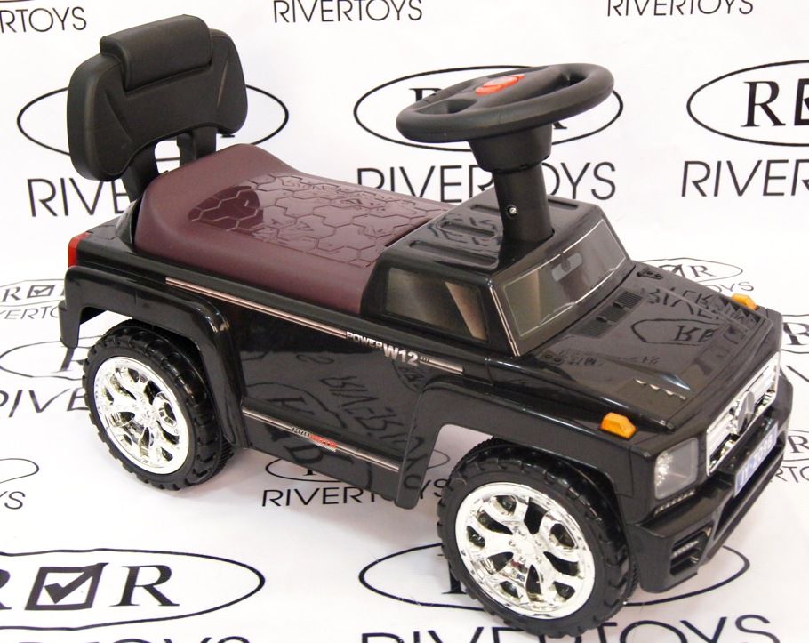Детская машинка-каталка толокар RiverToys Mercedes-Benz JYZ-09B (красный) - фото5