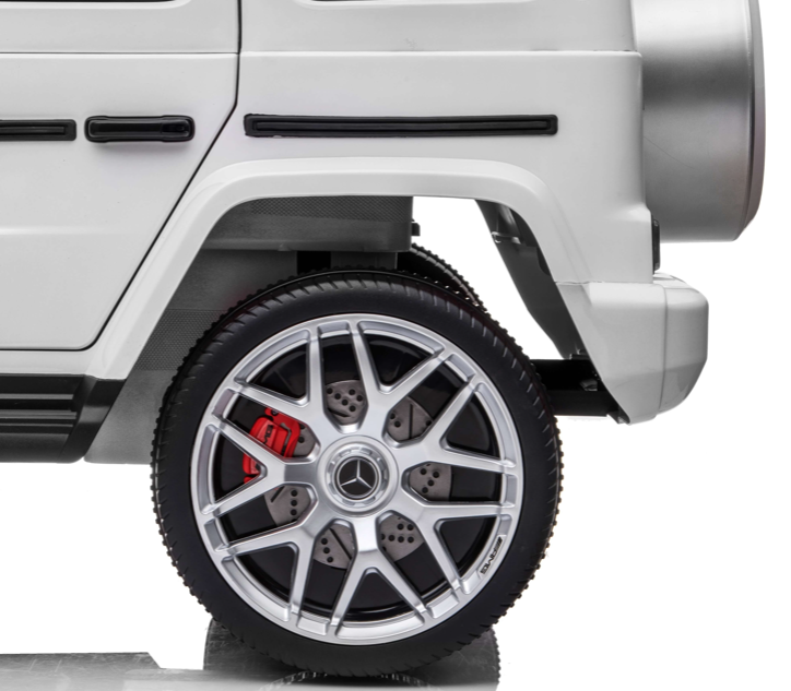 Детский электромобиль RiverToys Mercedes-AMG G63 4WD S307 (белый) Лицензия полноприводной - фото5