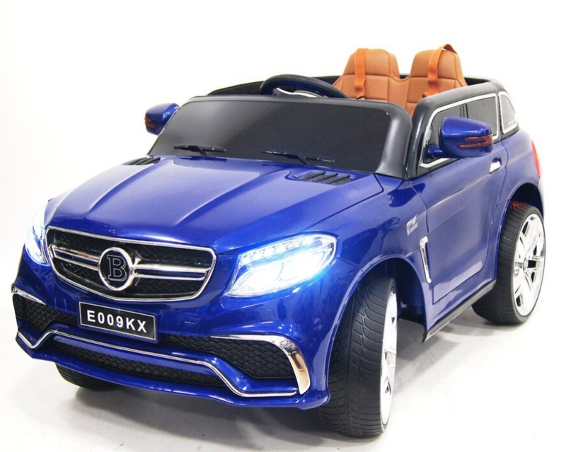 Детский электромобиль RiverToys Mercedes-Benz E009KX (синий) глянец автокраска GLE Coupe - фото