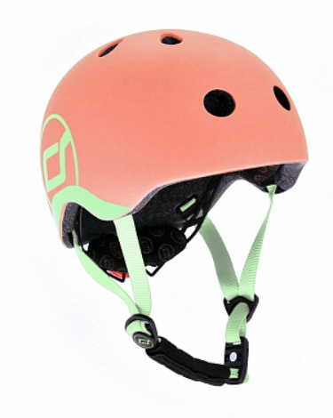 Шлем для самоката Scoot&Ride XXS цвет персик (45-51 см) - фото