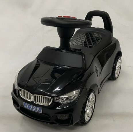 Детская машинка-каталка, толокар RiverToys BMW JY-Z01B (красный/черный) - фото5