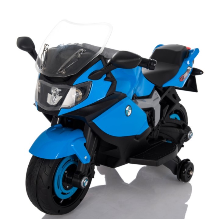 Детский электромобиль, мотоцикл Igro TD BLJ8388 (синий) B