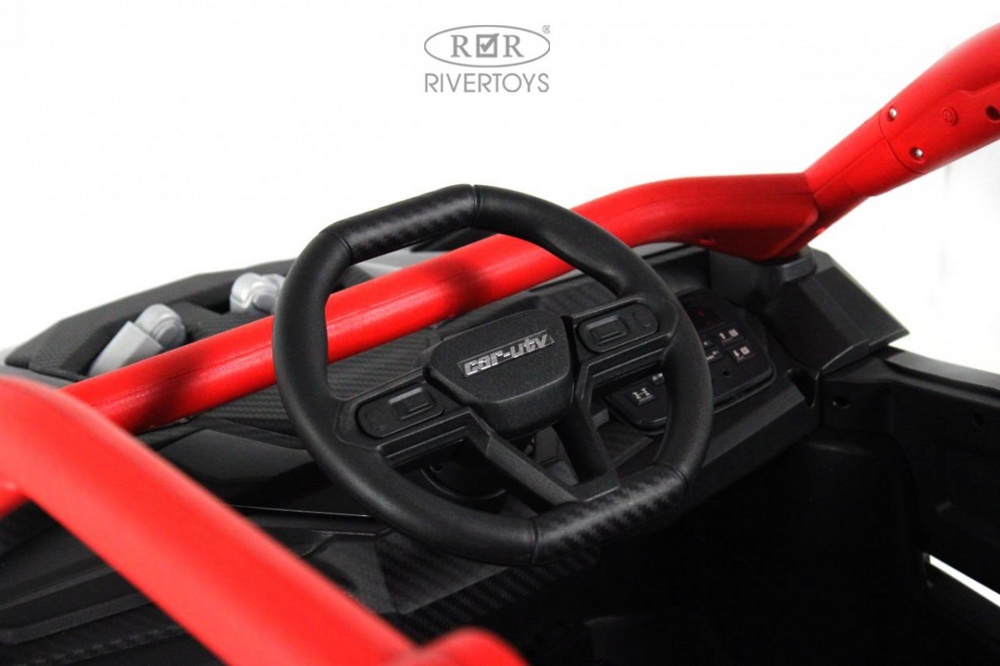 Детский электромобиль RiverToys Z707ZZ (красный) - фото2