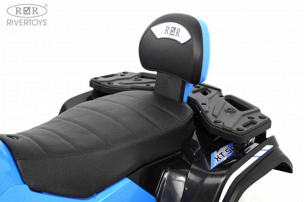 Детский электроквадроцикл RiverToys T001TT 4WD (синий) - фото6