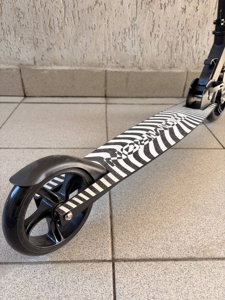 Складной детский самокат BelAshimi Scooter 2021 (чёрный) фото-3
