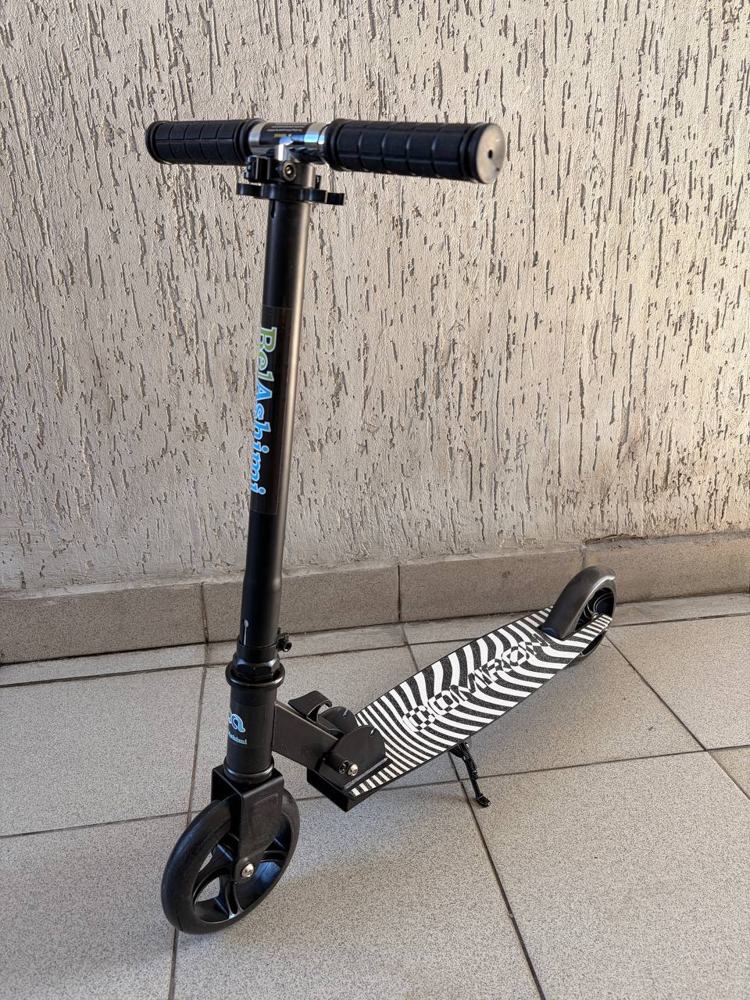 Складной детский самокат BelAshimi Scooter 2021 (чёрный) - фото1 Складной детский самокат BelAshimi Scooter 2021 (чёрный) - фото1