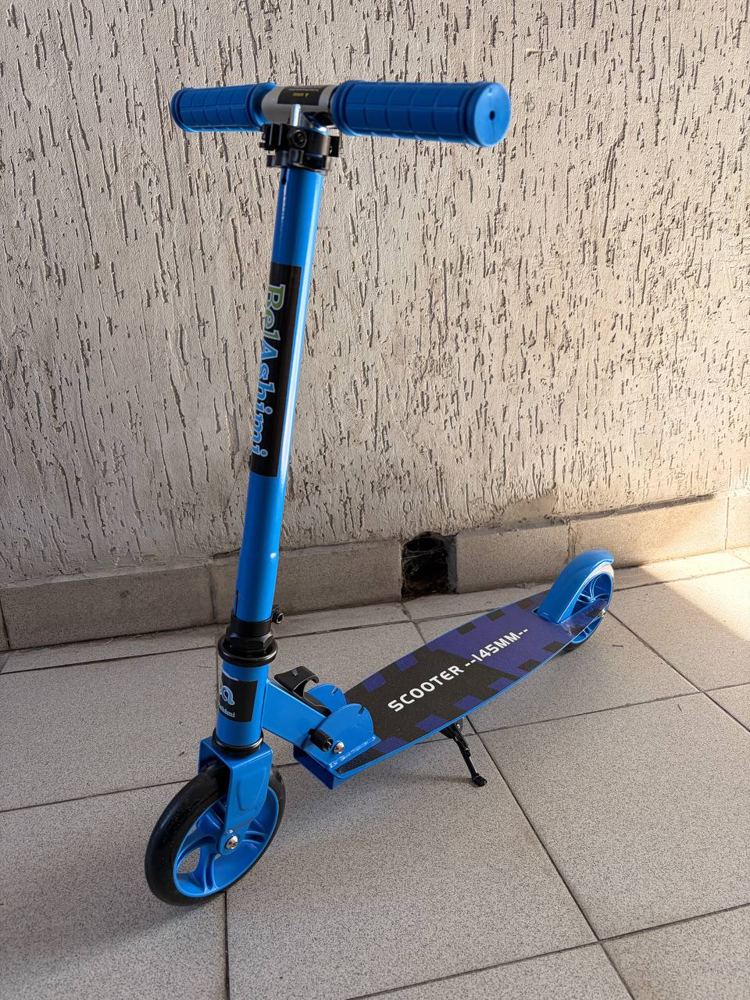 Складной детский самокат BelAshimi Scooter 2021 (синий) - фото1 Складной детский самокат BelAshimi Scooter 2021 (синий) - фото1