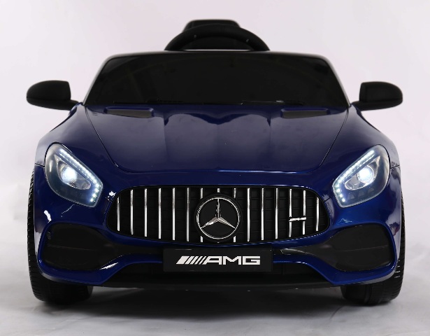 Детский электромобиль RiverToys Mercedes-Benz AMG GT O008OO (синий) автокраска глянец лицензия - фото3
