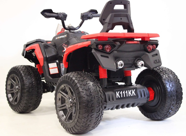 Детский квадроцикл RiverToys K111KK 4WD (красный) - фото4