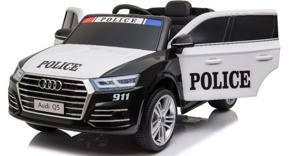Детский Электромобиль RiverToys Audi Q5 (полиция) Police S305 лицензия - фото