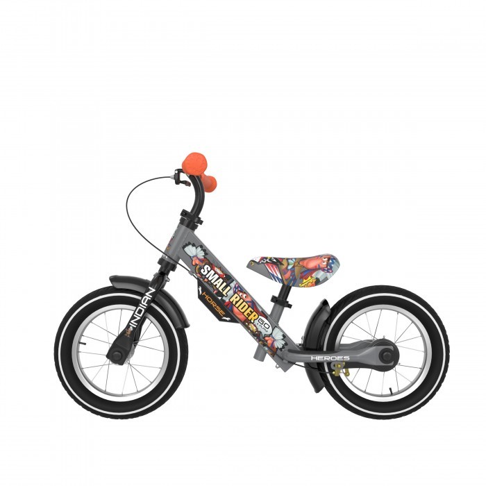 Детский беговел Small Rider Cartoons Deluxe Air (индеец) 2 тормоза - фото5