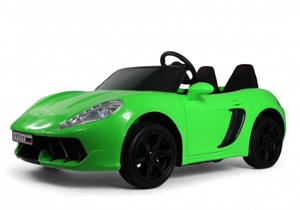 Детский электромобиль RiverToys T911TT NEW (зелёный) Двухместный до 100кг - фото
