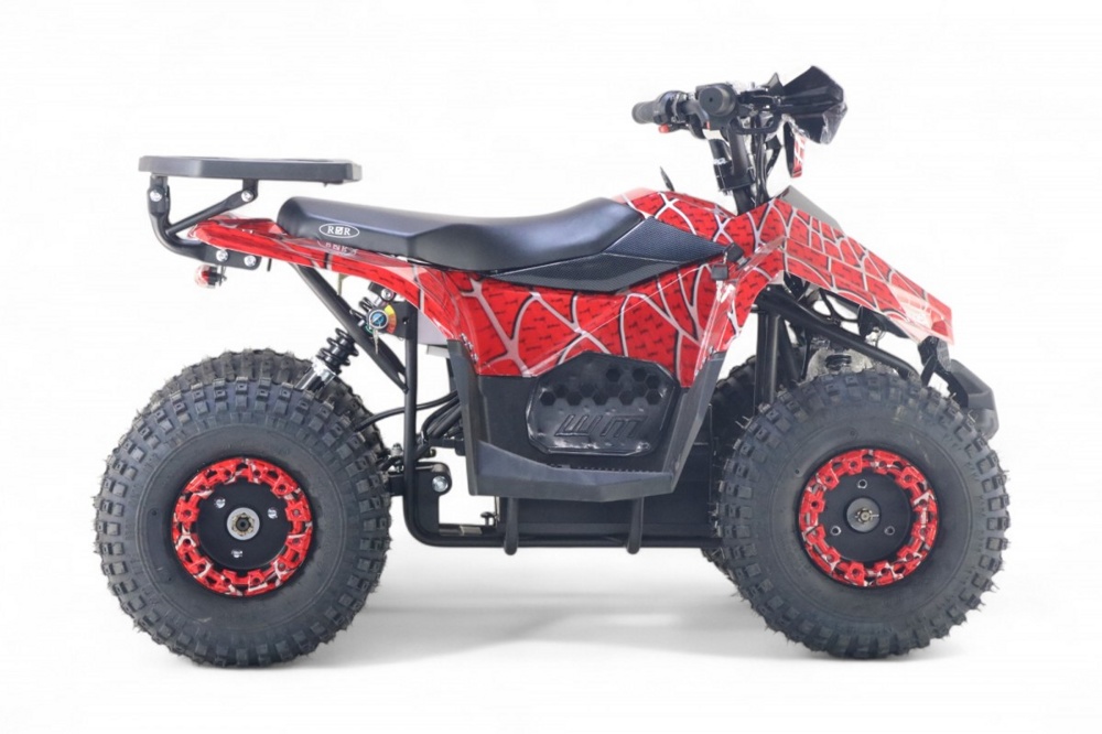 Детский электроквадроцикл RiverToys LEON 48V (красный Spider) фото-5 Детский электроквадроцикл RiverToys LEON 48V (красный Spider) фото-5