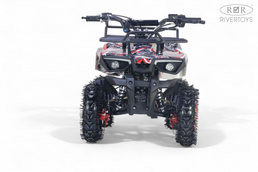 Детский квадроцикл RiverToys TIGER (красный special) Бензиновый - фото5
