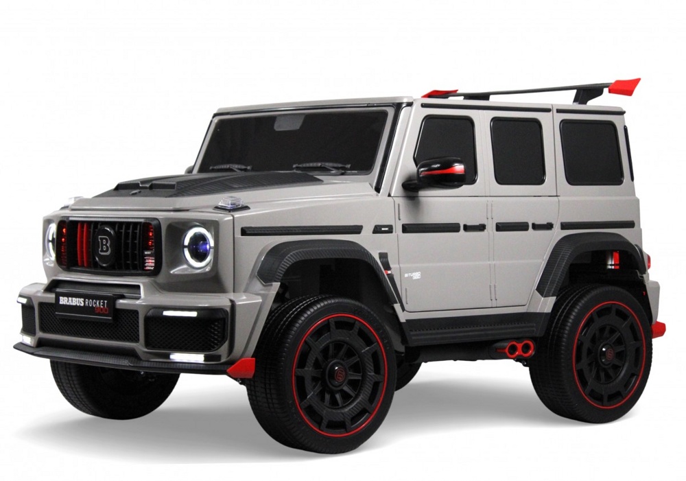 Детский электромобиль RiverToys Z888ZZ (серый) Brabus Полноприводный Двухместный - фото1 Детский электромобиль RiverToys Z888ZZ (серый) Brabus Полноприводный Двухместный - фото1