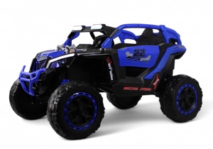 Детский электромобиль RiverToys K707AM-A (синий) - фото