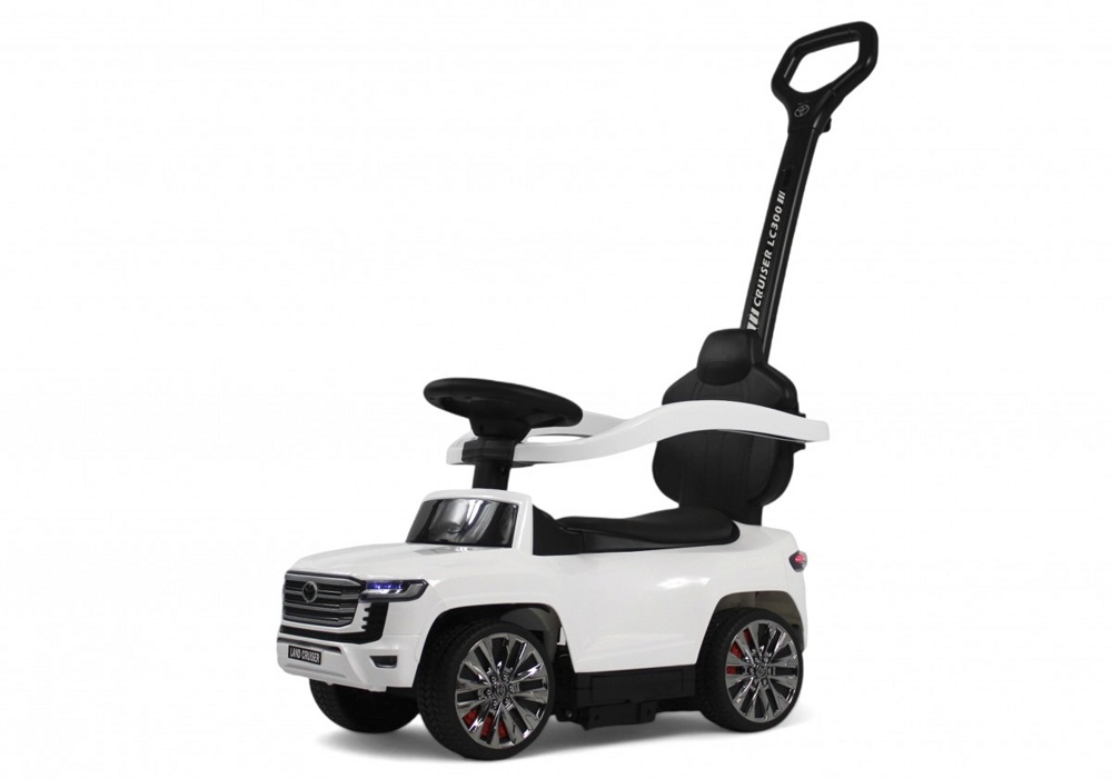 Детский толокар RiverToys Toyota Land Cruiser 300 Z002ZZ-C (белый) - фото1