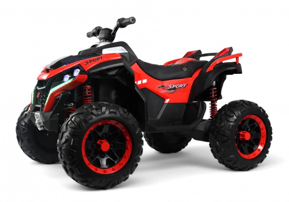 Детский электроквадроцикл RiverToys Z888VO 4WD (красный) Двухместный Полноприводный