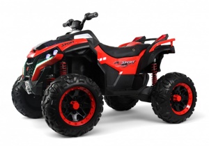 Детский электроквадроцикл RiverToys Z888VO 4WD (красный) - фото