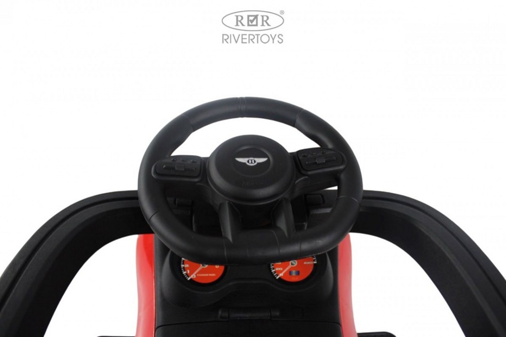 Детский толокар RiverToys Z005ZZ-T (розовый) - фото5
