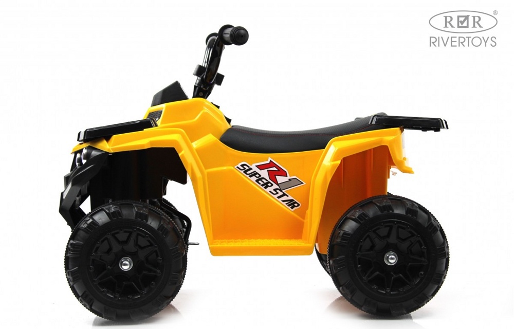 Детский электроквадроцикл RiverToys L222LL (желтый) - фото6