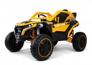 Детский электромобиль RiverToys Z707ZZ (желтый) - фото