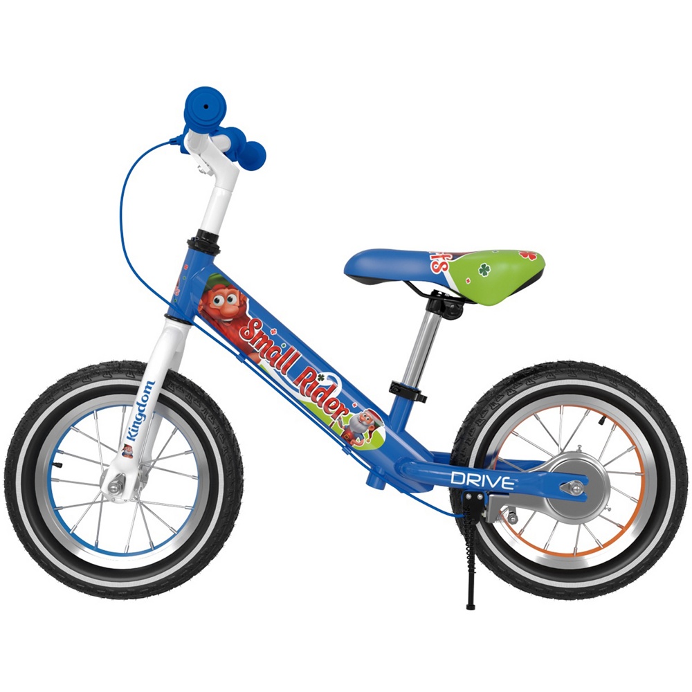 Детский беговел Small Rider Drive 3 AIR (синий) с ручным тормозом - фото2