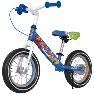 Детский беговел Small Rider Drive 3 AIR (синий) с ручным тормозом - фото