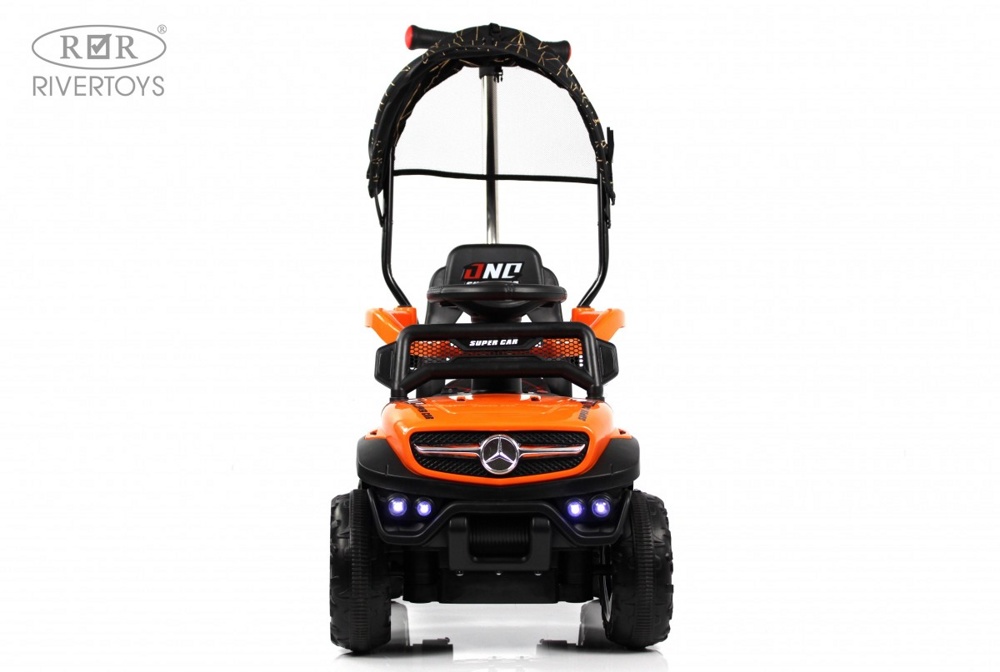 Детский электромобиль RiverToys G005GG (оранжевый) Mercedes - фото2