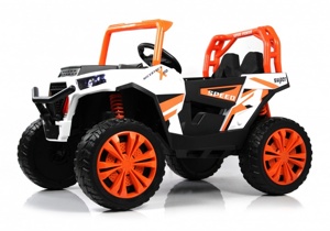 Детский электромобиль RiverToys F888FF-A 4WD (оранжевый) - фото