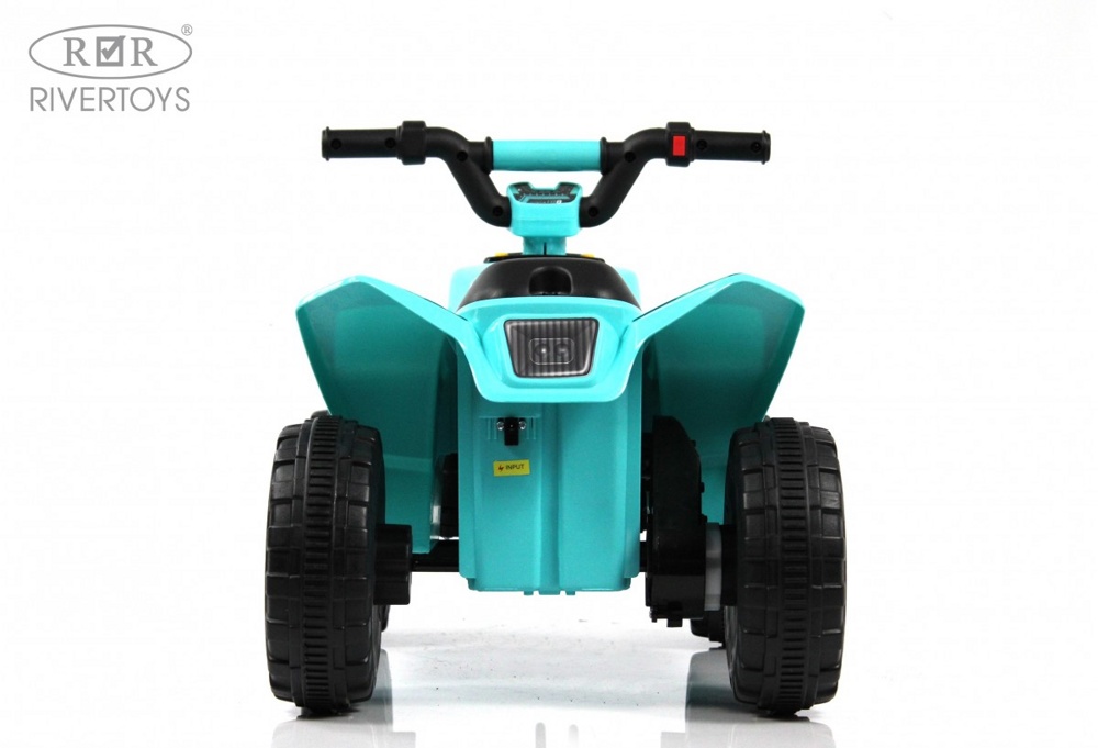 Детский электромобиль квадроцикл RiverToys H001HH (синий) - фото6