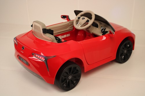 Детский электромобиль RiverToys Lexus LC500 JE1618 (красный) лицензия - фото3