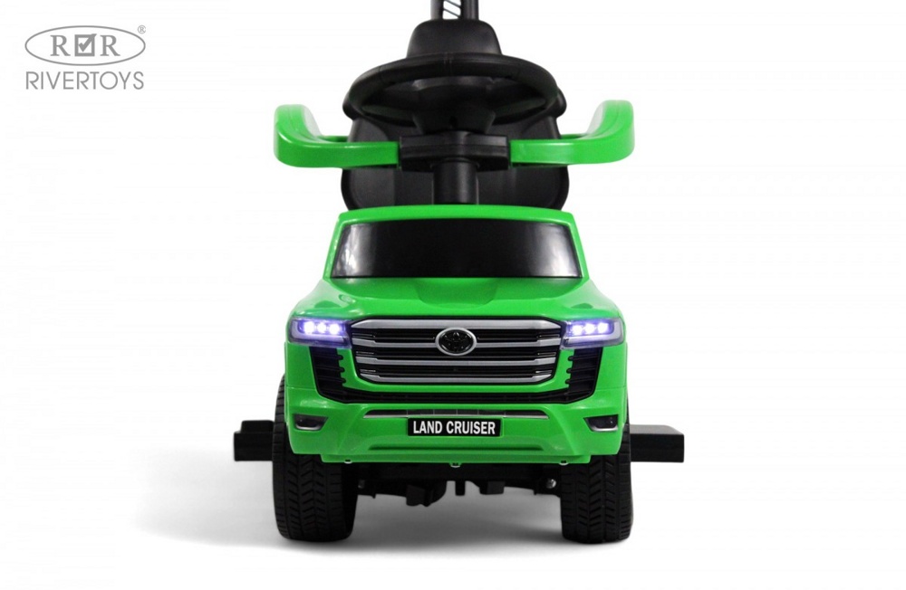 Детский толокар RiverToys Toyota Land Cruiser 300 Z002ZZ-C (зеленый) фото-6